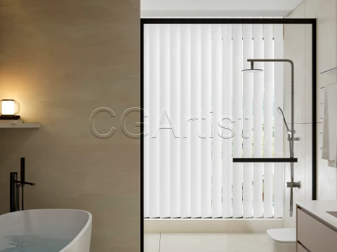 Modern bathroom 116 3D Model