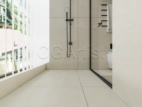 Modern bathroom 116 3D Model