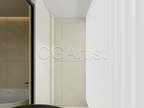 Modern bathroom 116 3D Model