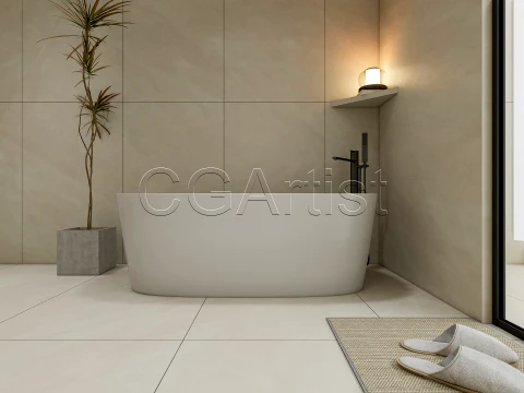 Modern bathroom 116 3D Model