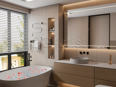Modern bathroom 117 3D Model