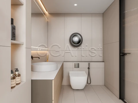 Modern bathroom 117 3D Model