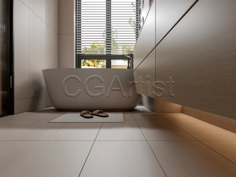 Modern bathroom 117 3D Model