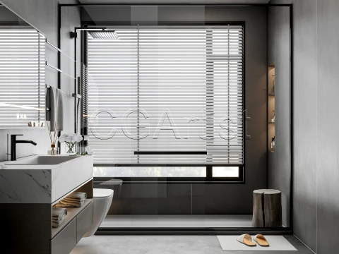 Modern bathroom 118 3D Model