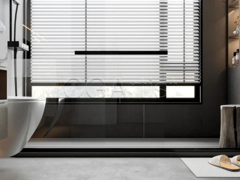 Modern bathroom 118 3D Model