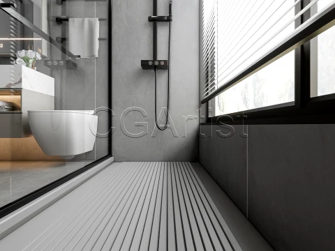 Modern bathroom 118 3D Model