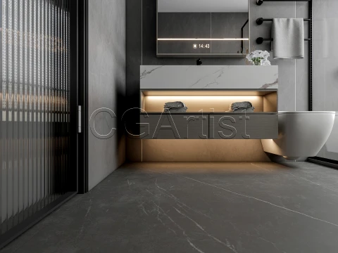 Modern bathroom 118 3D Model
