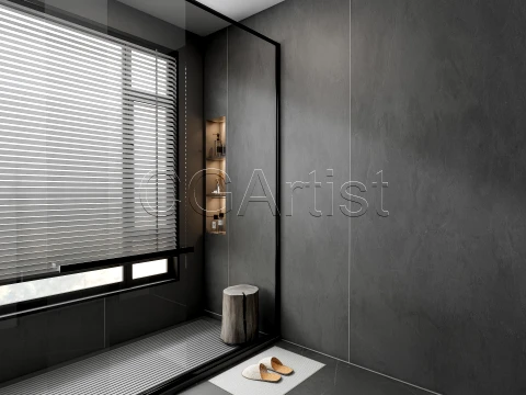 Modern bathroom 118 3D Model