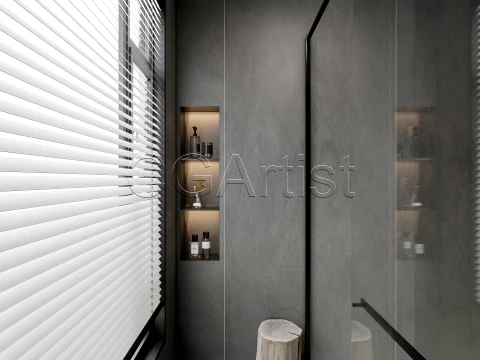 Modern bathroom 118 3D Model