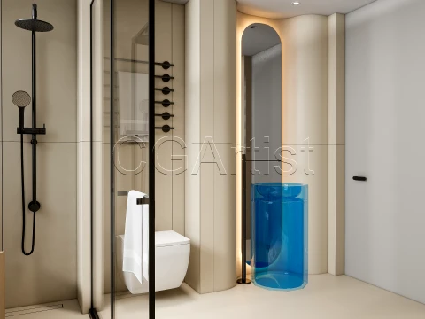 Modern bathroom 119 3D Model