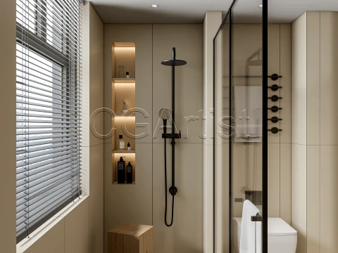 Modern bathroom 119 3D Model