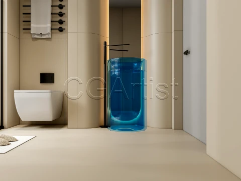 Modern bathroom 119 3D Model