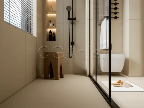 Modern bathroom 119 3D Model