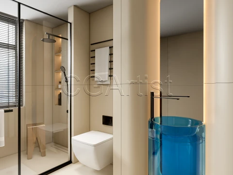 Modern bathroom 119 3D Model