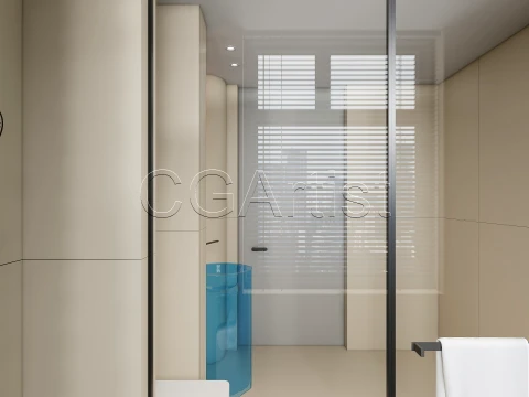 Modern bathroom 119 3D Model