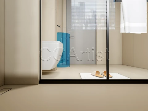 Modern bathroom 119 3D Model