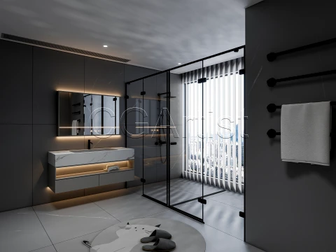 Modern bathroom 120 3D Model