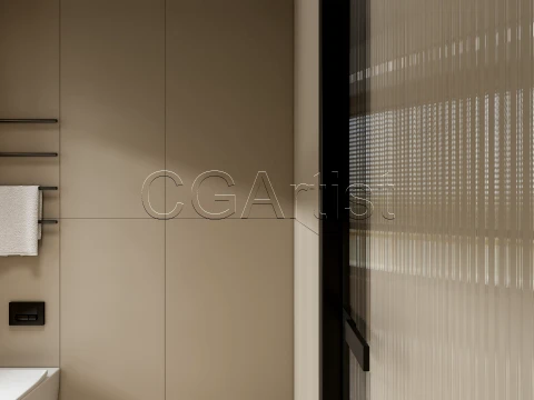 Modern bathroom 121 3D Model