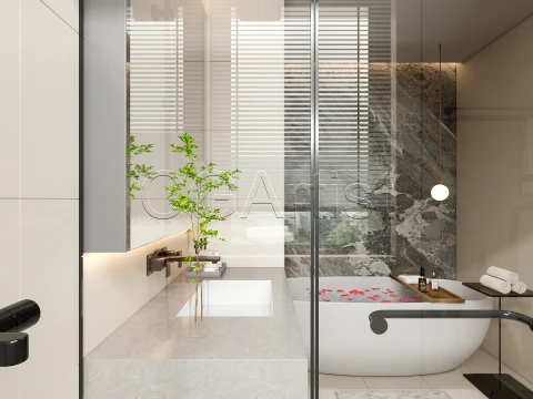 Modern bathroom 122 3D Model