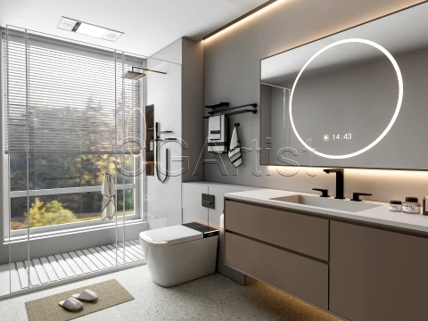 Modern bathroom 123 3D Model