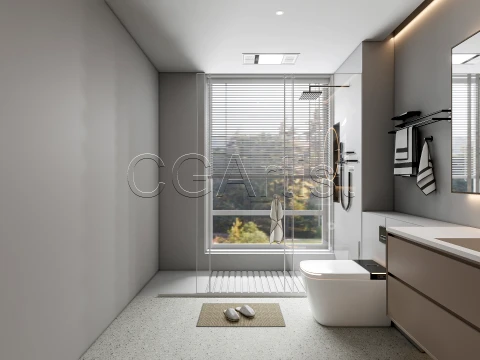 Modern bathroom 123 3D Model