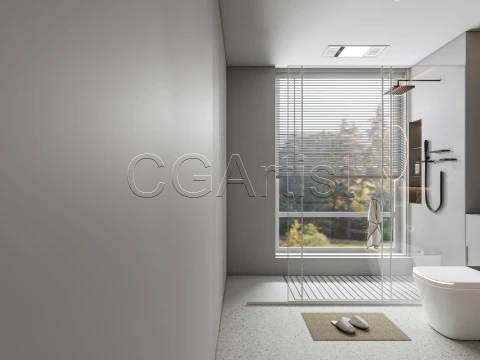 Modern bathroom 123 3D Model