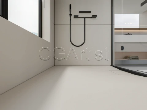 Modern bathroom 124 3D Model