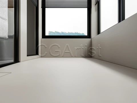 Modern bathroom 124 3D Model