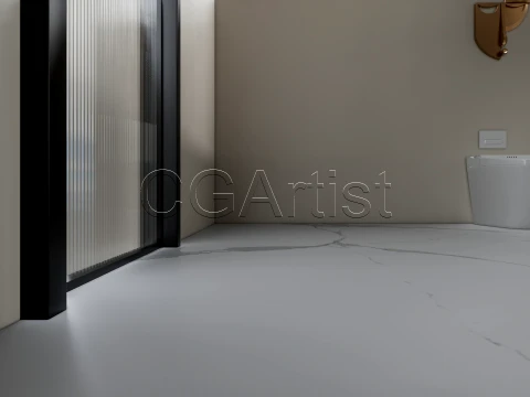 Modern bathroom 124 3D Model