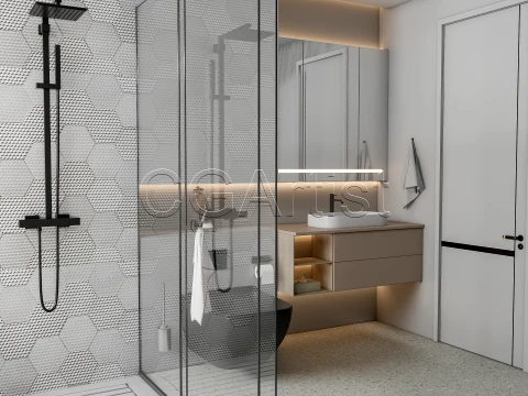 Modern bathroom 125 3D Model