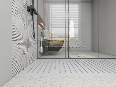 Modern bathroom 125 3D Model