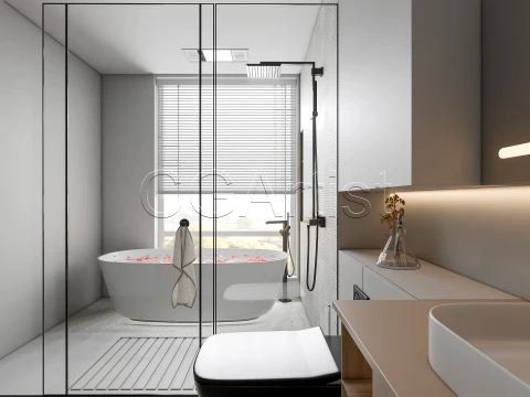 Modern bathroom 125 3D Model