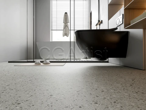 Modern bathroom 125 3D Model