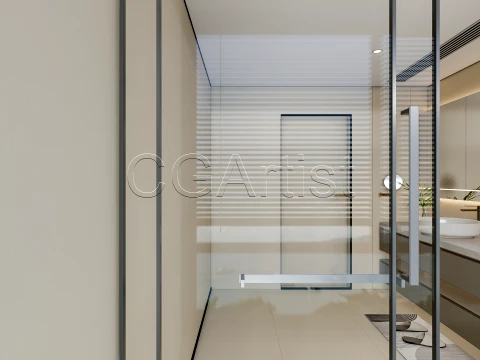 Modern bathroom 126 3D Model