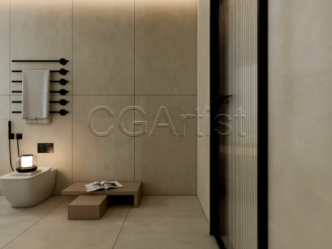 Modern bathroom 127 3D Model