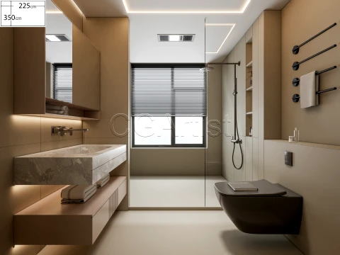 Modern bathroom 129 3D Model