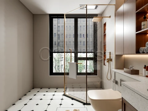 Modern bathroom 130 3D Model