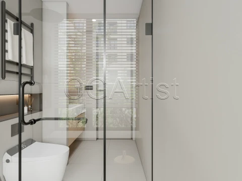 Modern bathroom 131 3D Model