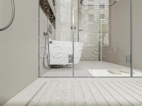 Modern bathroom 131 3D Model
