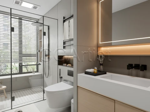 Modern bathroom 131 3D Model