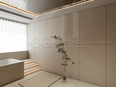 Modern bathroom 132 3D Model