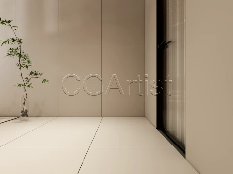 Modern bathroom 132 3D Model