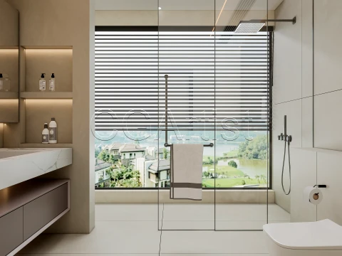Modern bathroom 140 3D Model