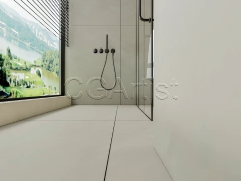 Modern bathroom 140 3D Model
