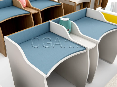 Baby Care Bed High-Quality Bundle 1 3D Model