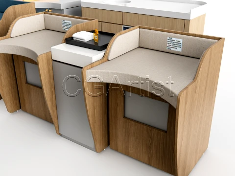 Baby Care Bed High-Quality Bundle 1 3D Model