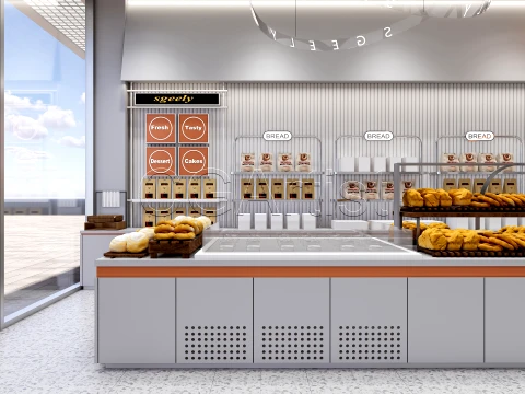 Bakery Interior 1 3D Model
