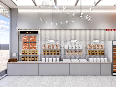 Bakery Interior 1 3D Model