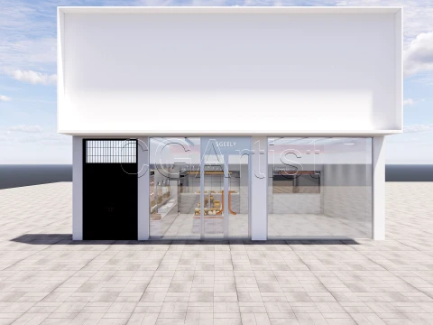 Bakery Interior 1 3D Model