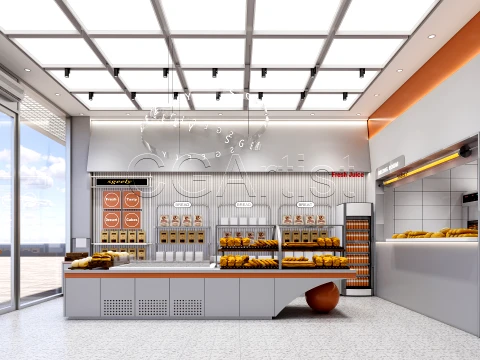 Bakery Interior 1 3D Model
